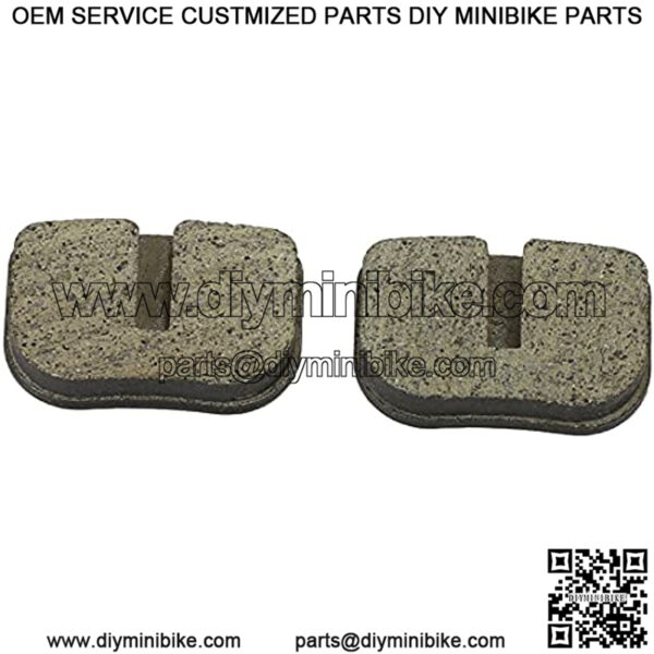 Disc Brake Pads for 97cc 2.8HP Motovox MBX10 MBX11 MM-B80 MM-B105 Coleman CT100U CC100X Sk100 Baja Doodle Bug DB30 DN65 Hensim Blitz Dirt Bug Racer MVS10 Electric Razor MX500 Trail Mini Bike - Image 5