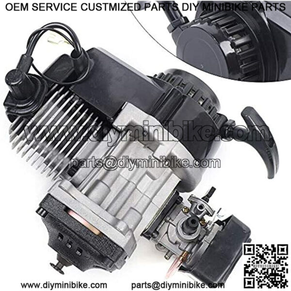 2 Stroke Racing Engine Moto,49Cc Engine Motor Mini Racing Engine Motor For Quad Dirt Bike ATC Scooter - Image 2