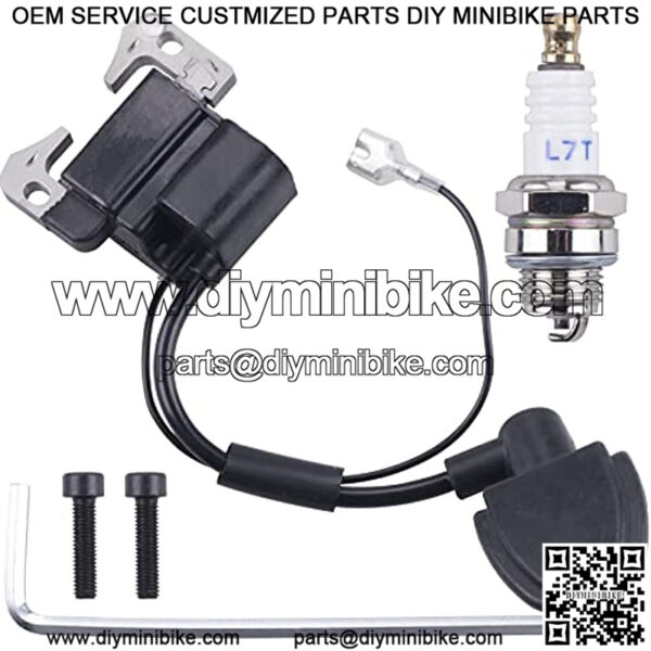 2-Stroke Engine Ignition Coil for 33cc 43cc 47cc 49cc 50cc Mini moto Dirt Pocket Bike Chopper Scooter Kids Quad ATV Minimoto Mini bike Dirt Bike