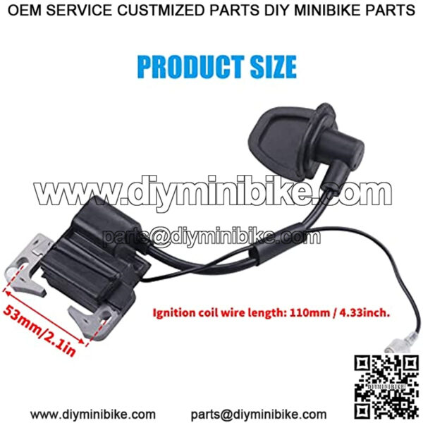 2-Stroke Engine Ignition Coil for 33cc 43cc 47cc 49cc 50cc Mini moto Dirt Pocket Bike Chopper Scooter Kids Quad ATV Minimoto Mini bike Dirt Bike - Image 2