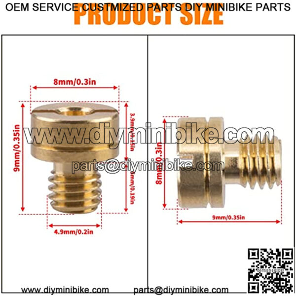 Carburetor Main jet kit Replace for Mikuni VM22 Predator 212cc GX160 Honda GX200 CT200U 196cc KT196 Clones Go Kart Mini Bike Race Kart Dirt Bike Pit Bike ATVs Pack-15 From 88# To 125# - Image 4