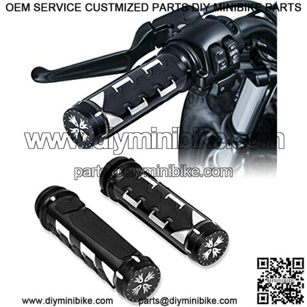 1" Electric Handlebar Grips Fit for Harley Dyna FXDLS 2016-2017 Street Glide Road King Road Electra Glide 2008-2022 Freewheeler 2015-2022 - Image 2