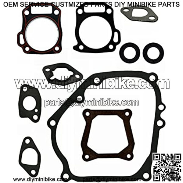 GX160 Ct200u Bt200x Kt196 GX200 Gasket Kit for Honda and Clone Coleman Baja Messimo 5.5hp 6.5hp 159cc 160cc 196cc 200cc Mb165 Mb200 Mini Bike Go Kart Engines & Generators