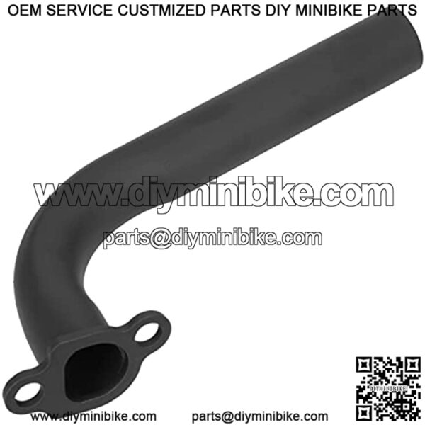 Upgraded Header Exhaust Pipe Heat Shield Tape for Hemi Predator 212cc GX160 GX200 Coleman CT200U BT200X KT196 Baja Massimo MB200 Hammerhead 196cc 6.5hp Mini Bike Go Kart Small Engine Black Part - Image 4