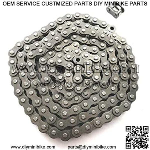 250 Replacement Mini Bike Drive Chain Compatible with Monster Moto 80cc MM-B80, MMB80B, MMB80RT, MMB80MG - Image 2