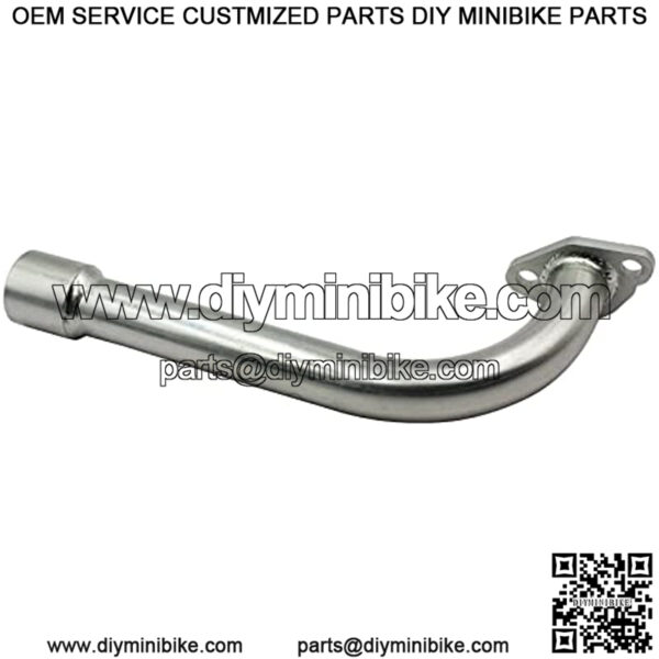 1" Go Kart Exhaust W/ Screw On Muffler Compatible with Predator 212cc/Clone 196cc Engines - Image 3