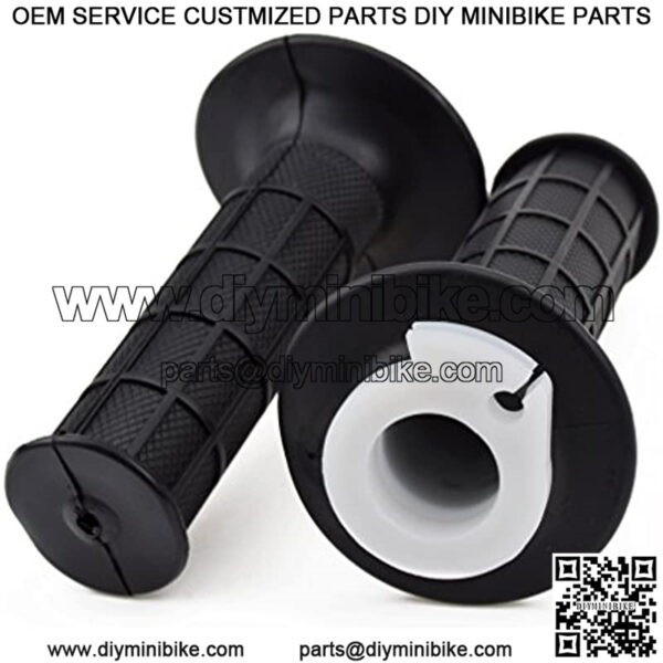 22mm Throttle handle Grips for CT200U Trail200 Trail Mini Bike 196cc Mini Scooter MBX110 MVX70 MVX125 97cc 2.8hp Mini Baja Doodlebug Doodle Bug Db30 Dirt Pit Mini Bike