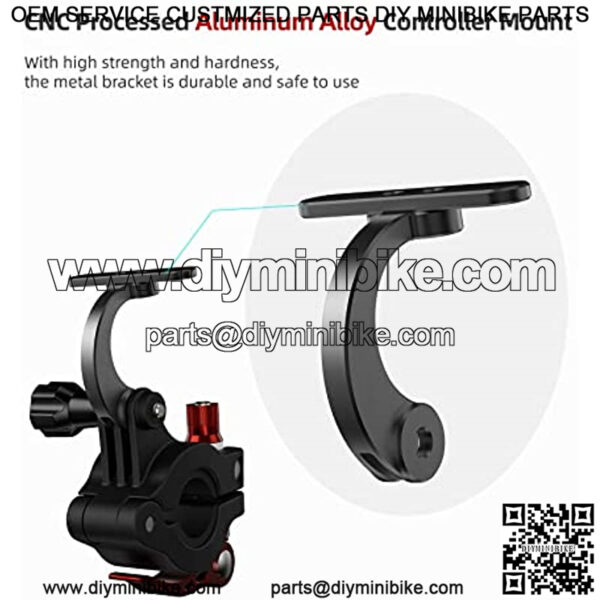 Aluminium Alloy Remote Controller Holder on Bicycle Action Camera Bracket Mount Following Shot Accessories for Mini 3 Pro RC - Image 4