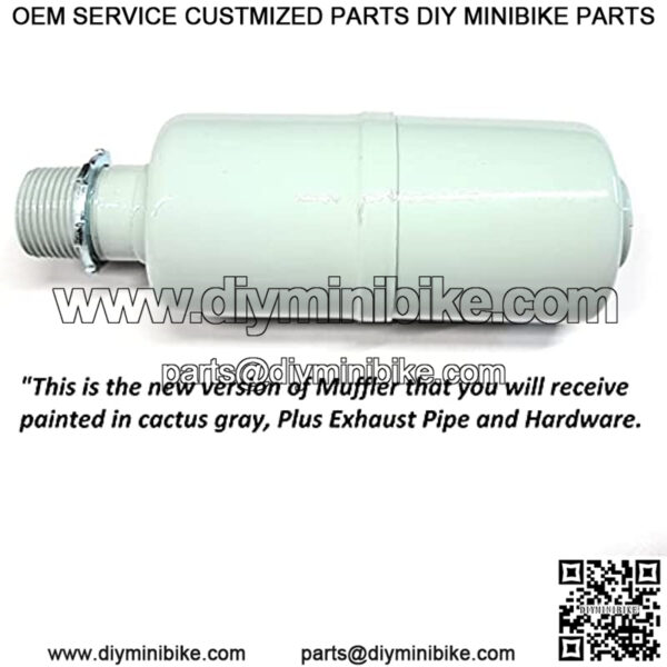 Exhaust with Muffler for: BT200x Mini Bike. - Image 3