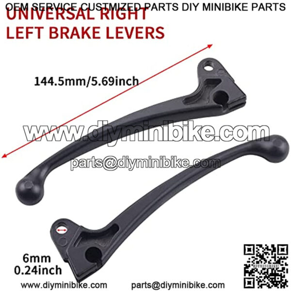 Universal Right Left Brake Lever fit for GY6 50cc 125cc 150cc 139QMB 157Q Roketa Jonway Taotao Chinese Scooter Moped Parts - Image 2