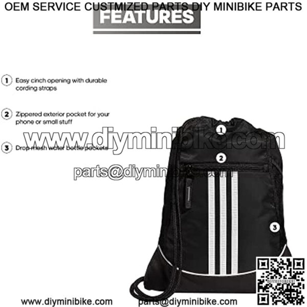 Alliance II Sackpack, Black, One Size - Image 2