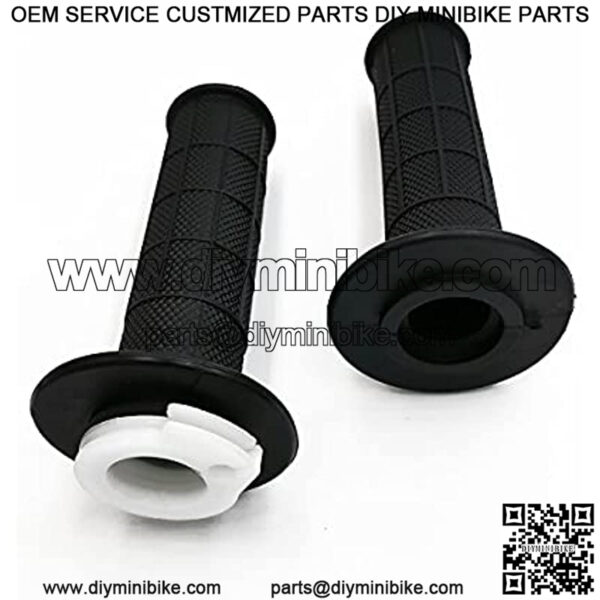 7/8" 22mm Handlebar Grip Throttle Cable Set for Coleman CT200U Trail 200 196cc Mini Bike - Image 3