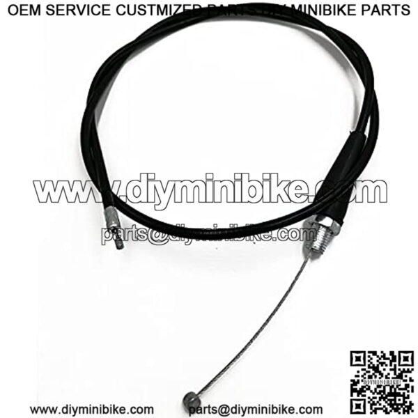 7/8" 22mm Handlebar Grip Throttle Cable Set for Coleman CT200U Trail 200 196cc Mini Bike - Image 5