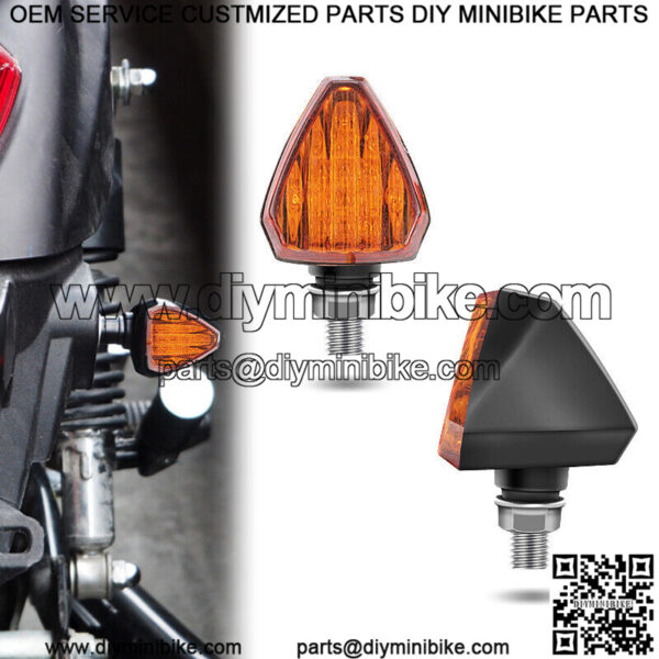 Motorcycle Triangle LED Turn Signal Light Blinker Indicator For Dirt Bike Yamaha - Image 3