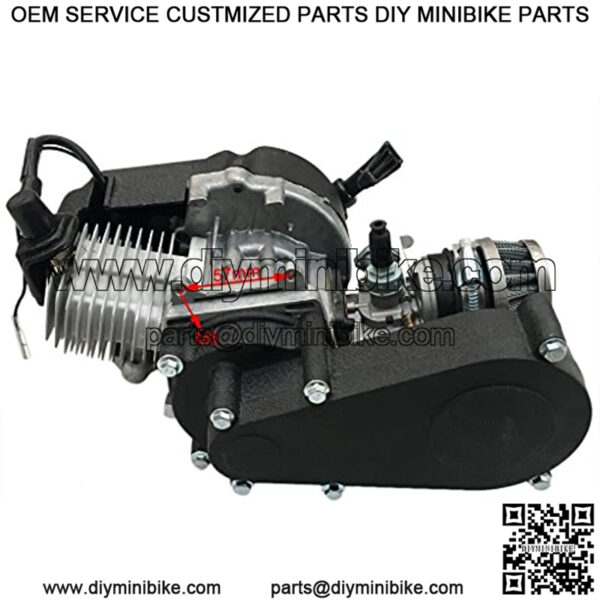 2-Stroke Engine Motor Gear Box for 47cc 49cc 50cc Mini Pocket Gas G-Scooter ATV Quad Bicycle Dirt Pit Bikes - Image 3