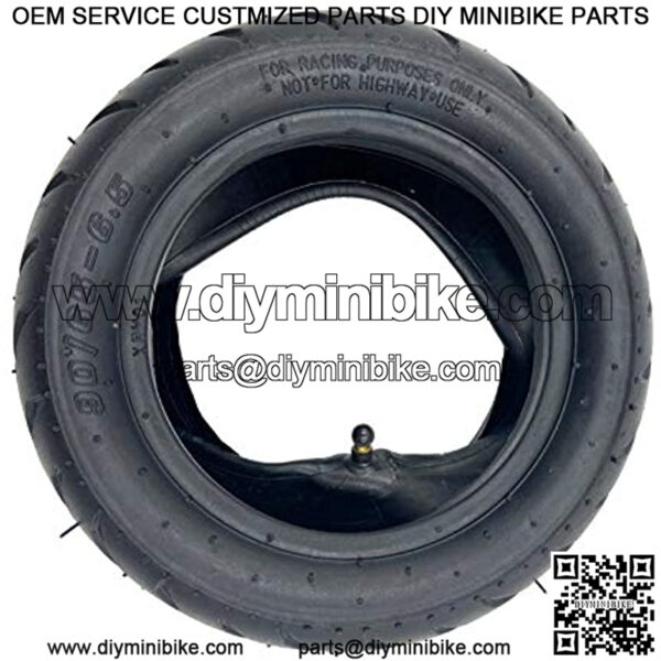 90/65-6.5 Tire and Inner Tube Kit 90 65 6.5 for 38cc 40cc 47cc 49cc Kids Mini Pocket Dirt Pit Rocket Bike Scooter MTA1 MTA2 - Image 2