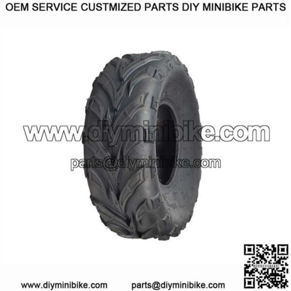 19x7.00-8 Tire with QD116 V-Tread for Baja Mini Bikes MB165 & MB200, ATVs, & Go Karts