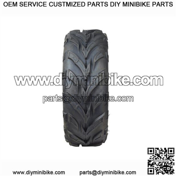 19x7.00-8 Tire with QD116 V-Tread for Baja Mini Bikes MB165 & MB200, ATVs, & Go Karts - Image 2