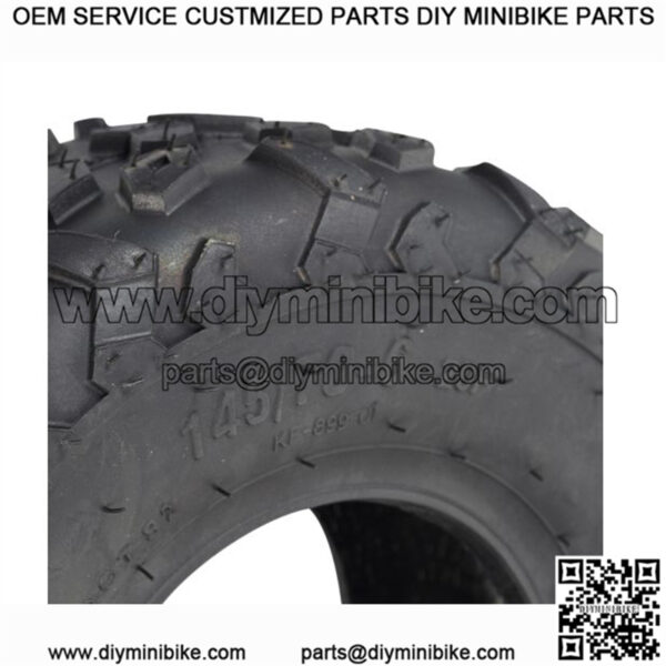 145/70-6 Tire with Knobby Tread for Baja Doodle Bug, Motovox MBX10, MBX11, & MBX12 Mini Bikes - Image 4