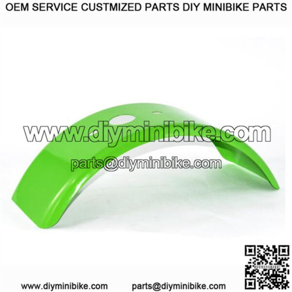 Green Front Fender for the Baja Doodle Bug (Blitz, Dirt Bug, Racer) Mini Bike