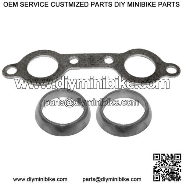 Exhaust Muffler Gasket Kit for Polaris Sportsman 700 4X4 EFI 2005 2006 - Image 3