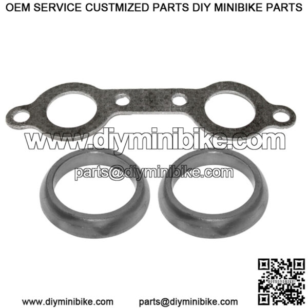 Exhaust Muffler Gasket Kit for Polaris Ranger XP 700 4X4 EFI 2005 - Image 3