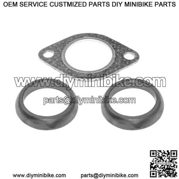 Exhaust Muffler Gasket Kit for Polaris Sportsman 500 6X6 2000 2001 2002 2003 - Image 4