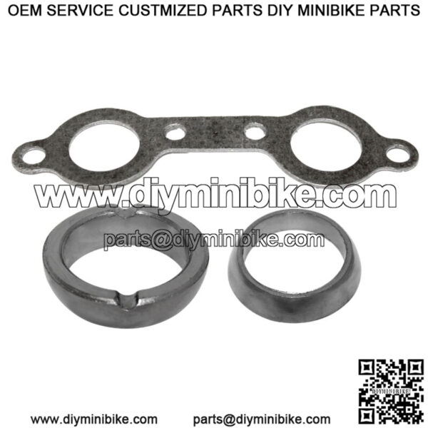 Exhaust Muffler Gasket Kit for Polaris Sportsman 800 EFI 2010 2012 2013 2014 - Image 3