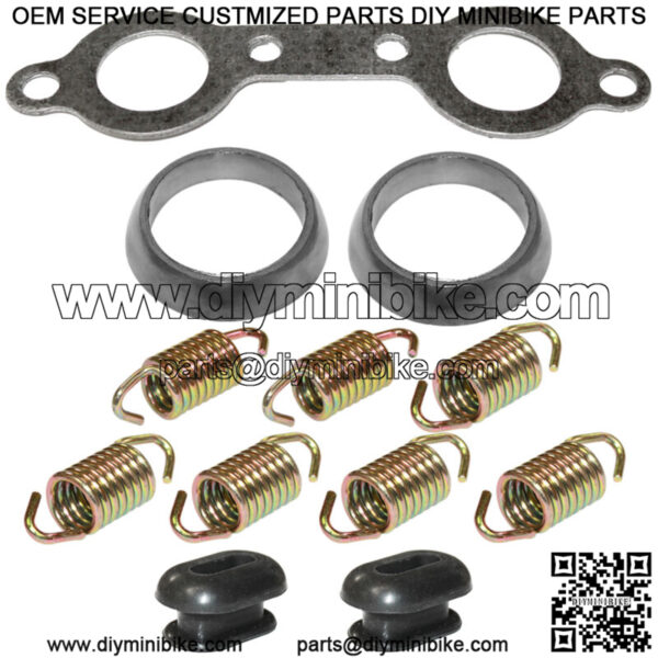 Exhaust Muffler Gasket Kit for Polaris Ranger RZR 800 EFI 2008