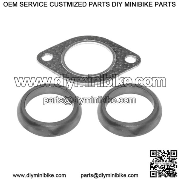 Exhaust Muffler Gasket Kit for Polaris Ranger 500 4X4 EFI 2006 2007 2008 - Image 3