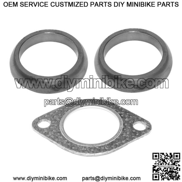 Exhaust Muffler Gasket Kit for Polaris Ranger 500 4X4 EFI 2010 - Image 3