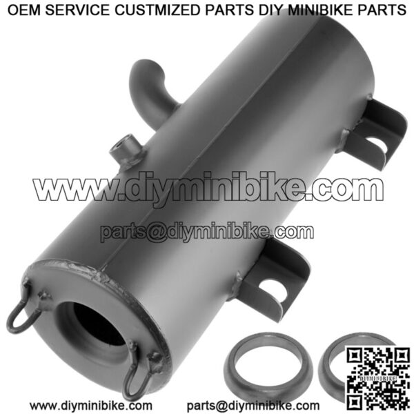 Exhaust Muffler Silencer W/Gaskets for Polaris Scrambler 500 4X4 2X4 2000-2012