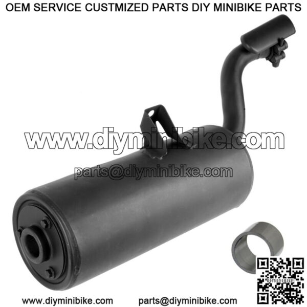 Complete Exhaust Muffler w/ Gasket fits Yamaha Raptor 250 YFM250R 2008 2009-2013