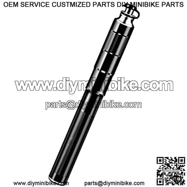 Mini Bike Pump, Cylinder Fits Schrader Presta Bike Tyre Pump with 120PSI High Pressure for Bikes Water Tubes