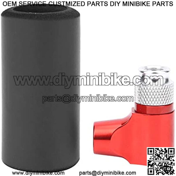 Bike Tire Portable Manual Mini CO2 Inflator Tire Pump Mouse with Sponge