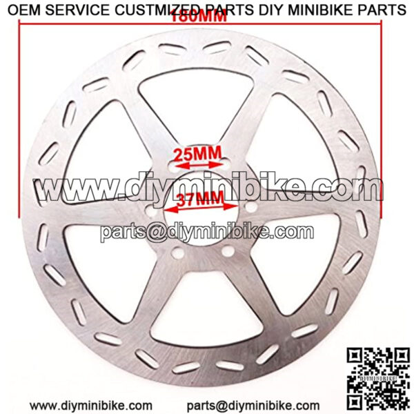 Rear Brake Disc Rotor Disk for 97cc Mini Bike Doodlebug Doodle Bug DB30 - Image 2