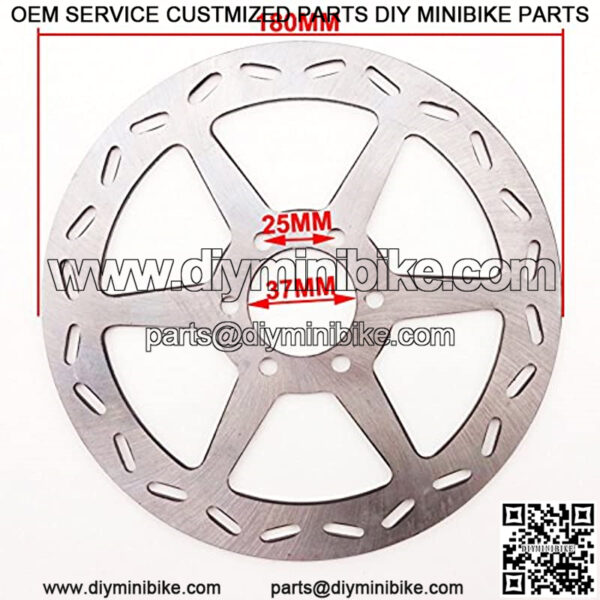 Pocket Bike Brake Disc Rotor For Tao Tao ATD80A For Motovox MBX12 80cc Youth Minimoto Mini Bike - Image 4