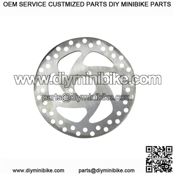 140 mm Brake Disc with 3 Mounting Holes for the Fit Right FRP DB001 50cc Dirt Bike - Image 2