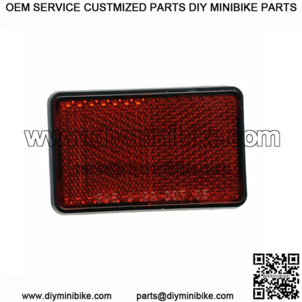 Red Rear Reflector for the Baja Mini Bike MB200