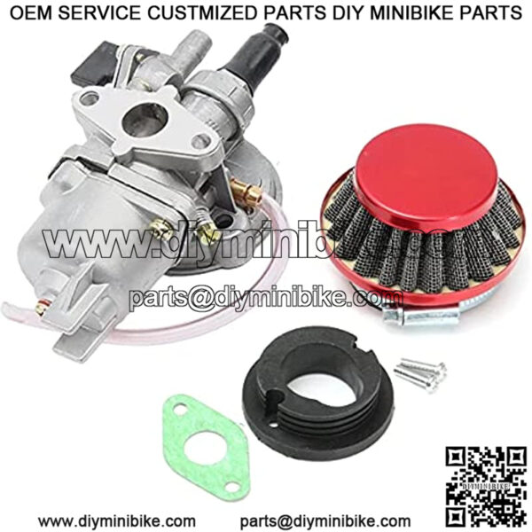 Carburetor Carb Air Filter Stack for 47cc 49cc 2 Stroke Engine Mini ATV Quad Dirt Pocket Bike Cag Mini Moto Moped Scooter Motocross Pocket Dirt Bike Carburetor Carb Firhot