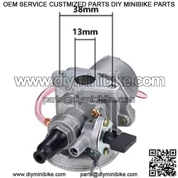 Carburetor Carb Air Filter Stack for 47cc 49cc 2 Stroke Engine Mini ATV Quad Dirt Pocket Bike Cag Mini Moto Moped Scooter Motocross Pocket Dirt Bike Carburetor Carb Firhot - Image 2