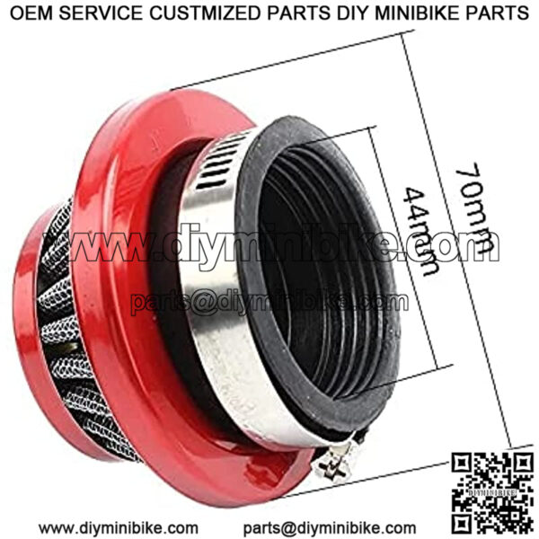 Carburetor Carb Air Filter Stack for 47cc 49cc 2 Stroke Engine Mini ATV Quad Dirt Pocket Bike Cag Mini Moto Moped Scooter Motocross Pocket Dirt Bike Carburetor Carb Firhot - Image 3