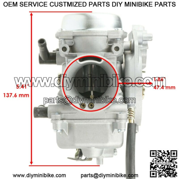 Carburetor for Kawasaki Prairie 300 KVF300B KVF300A 1999 2000 2001 2002 - Image 4