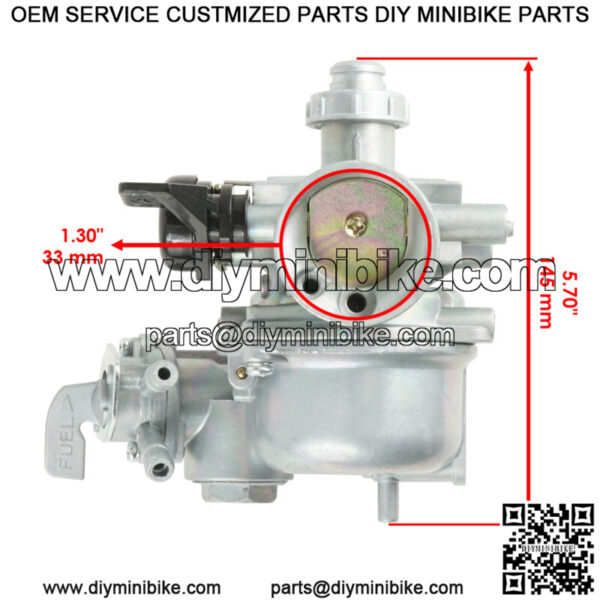 Carburetor fits Honda 16100-HF7-A11 16101-HF7-P00 16100-HF7-010 16100-HF7-020 - Image 3