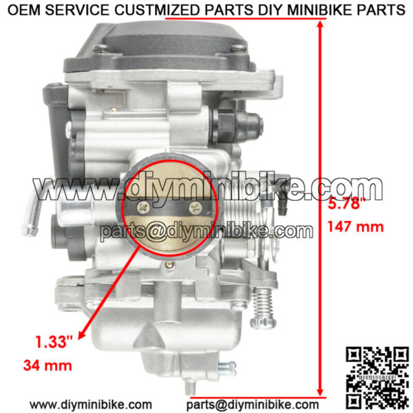 Carburetor Carb for Yamaha TTR225 TT-R225 1999 2000 2001 2002 2003 2004 - Image 3