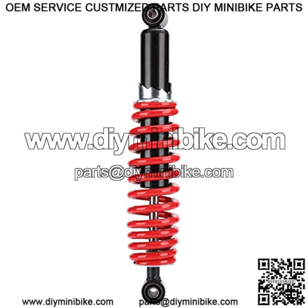 Shock Suspension, 350mm/13.8in Aluminium Alloy Rear Shock Absorber Universal Fit for Dune Buggy Quad Dirt Bike ATV