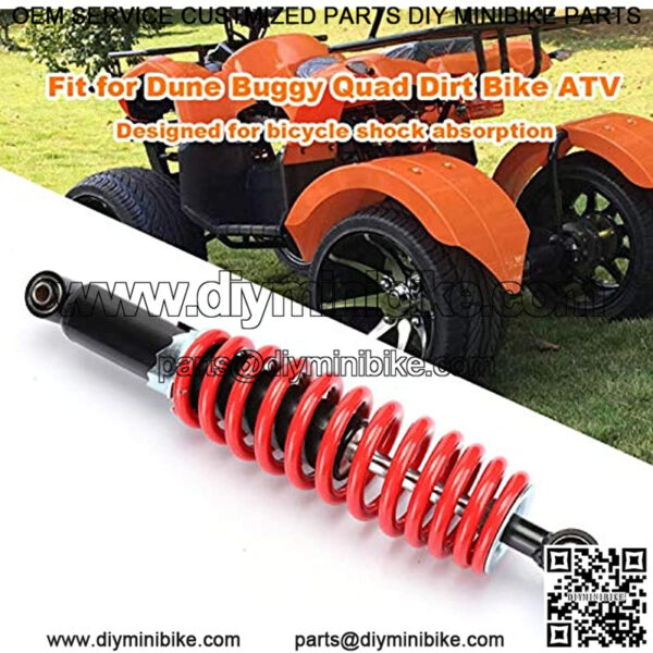 Rear Spring Assisted 350mm/13.8in Aluminium Alloy Universal Shocks Struts Suspension Fit for Dune Buggy Quad Dirt Bike ATV - Image 2