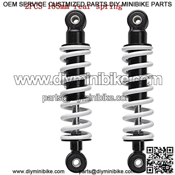 Suspension Shock 1pair 185mm Rear Suspension Shock Spring for 47cc 49CC Super Minimoto ATV Electric Scooter Mini Pocket Bike for Bike ??car