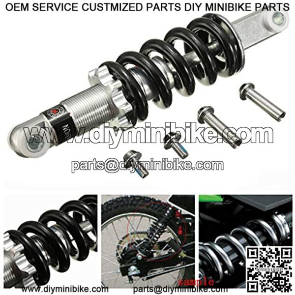 Miniskirt 190mm 1200lb Motorcycle ATV Dirt Bike Bum Suspension Shock Absorber 0917 - Image 2