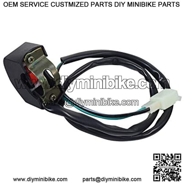 On/Off Switch (Kill Switch) with Wires for the Doodle Bug DB30 & Mini Bike MB165 & MB200 (Heat, Mini Baja, Warrior) - Image 3